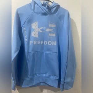 Under Armour  Freedom Women Large blue sweater (New)